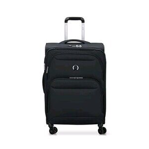 DELSEY Paris Sky Max 2.0 Softside Expandable Luggage with Spinner Wheels, BLACK